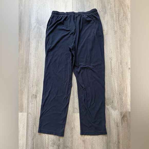Nautica Micro Fleece Pajama Pants Men’s Medium Navy Blue Comfy - Picture 6 of 10
